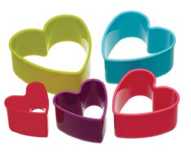 Colourworks Set of 5 Heart Cookie Cutters